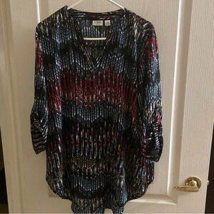Chico's Multicolor Patterned Blouse